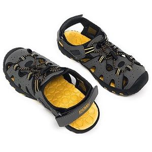 Khombu boys athletic gray active sandals
